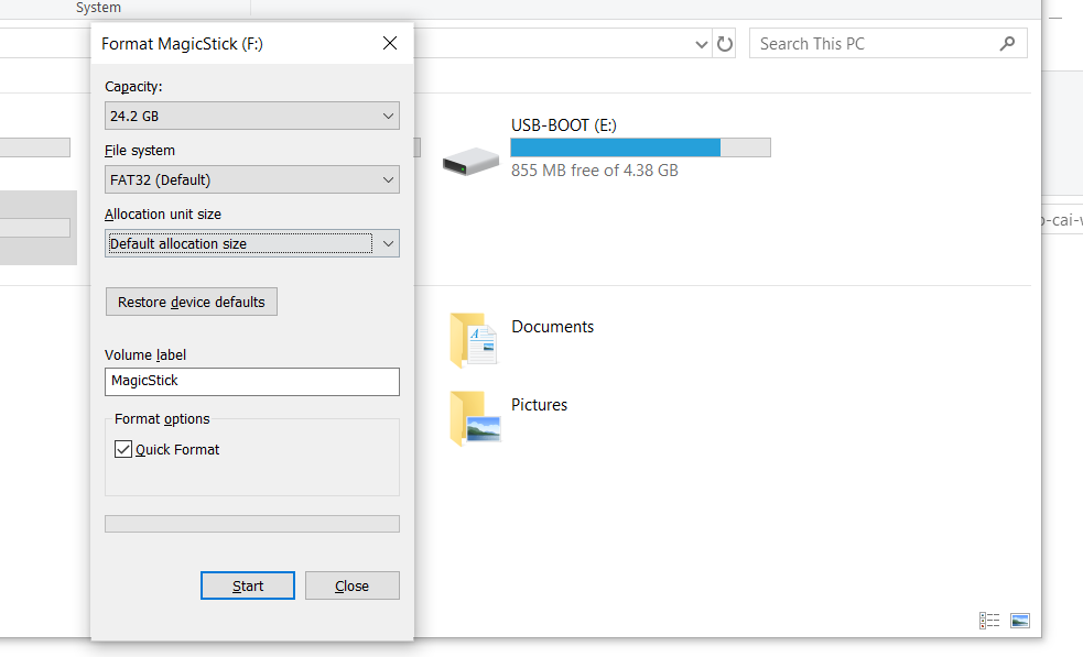 command prompt split image